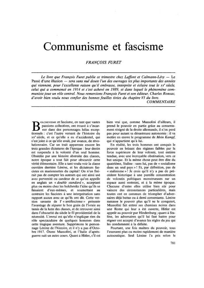 Communisme et fascisme
 – page 1