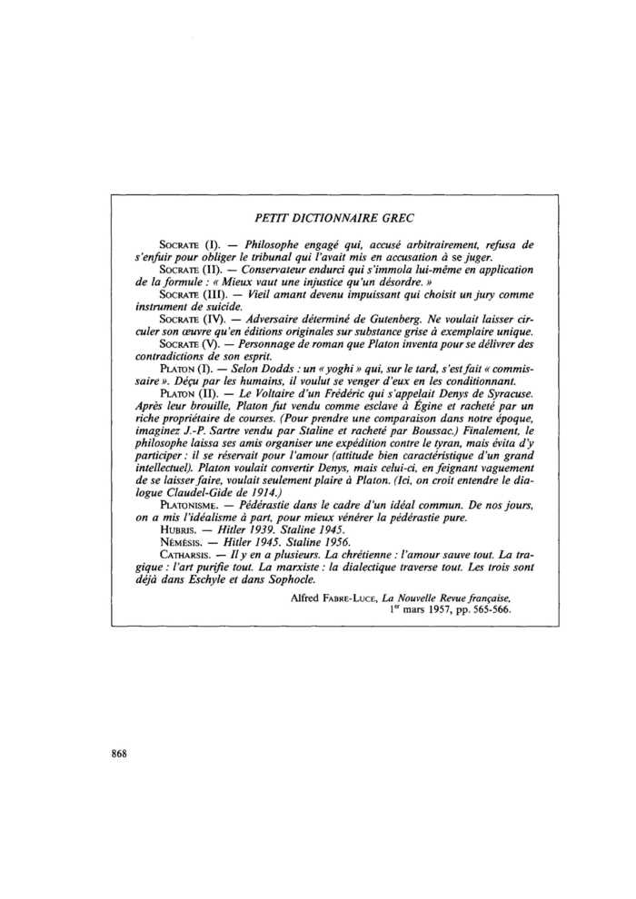 PETIT DICTIONNAIRE GREC
 – page 1