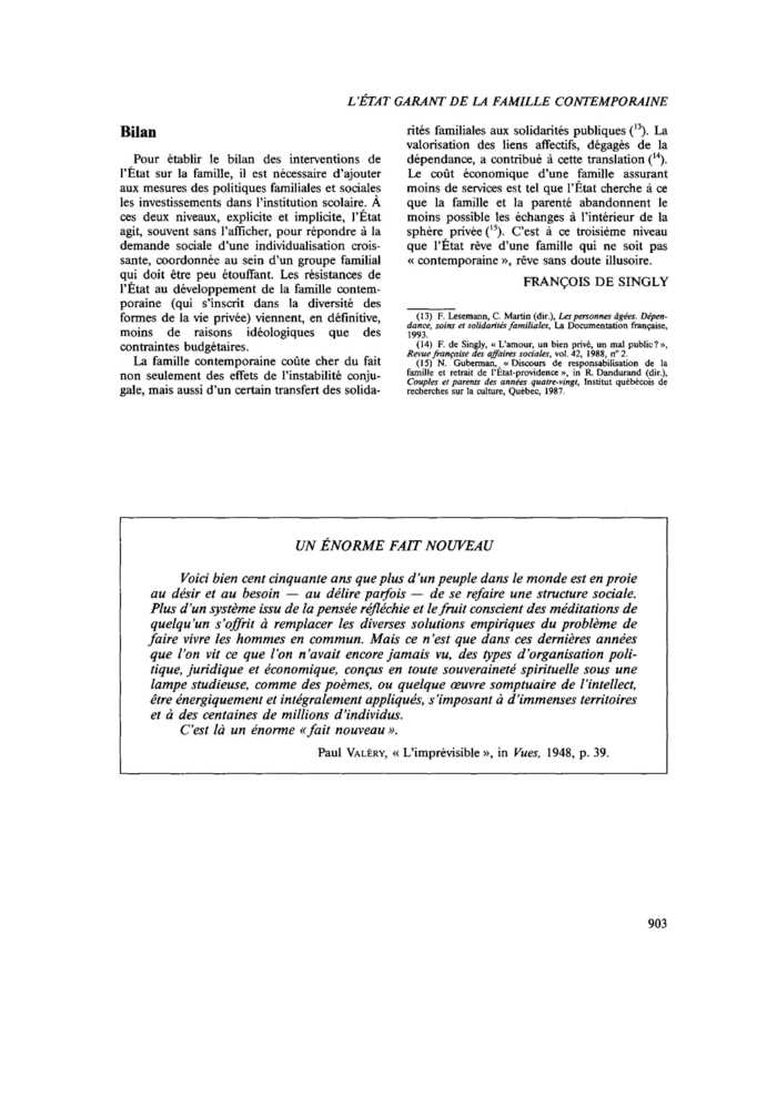 UN ÉNORME FAIT NOUVEAU
 – page 1