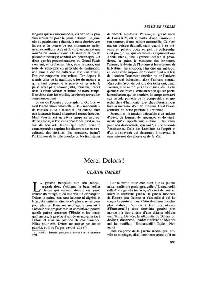 Merci Delors !
 – page 1