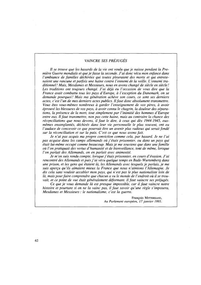 VAINCRE SES PRÉJUGÉS
 – page 1