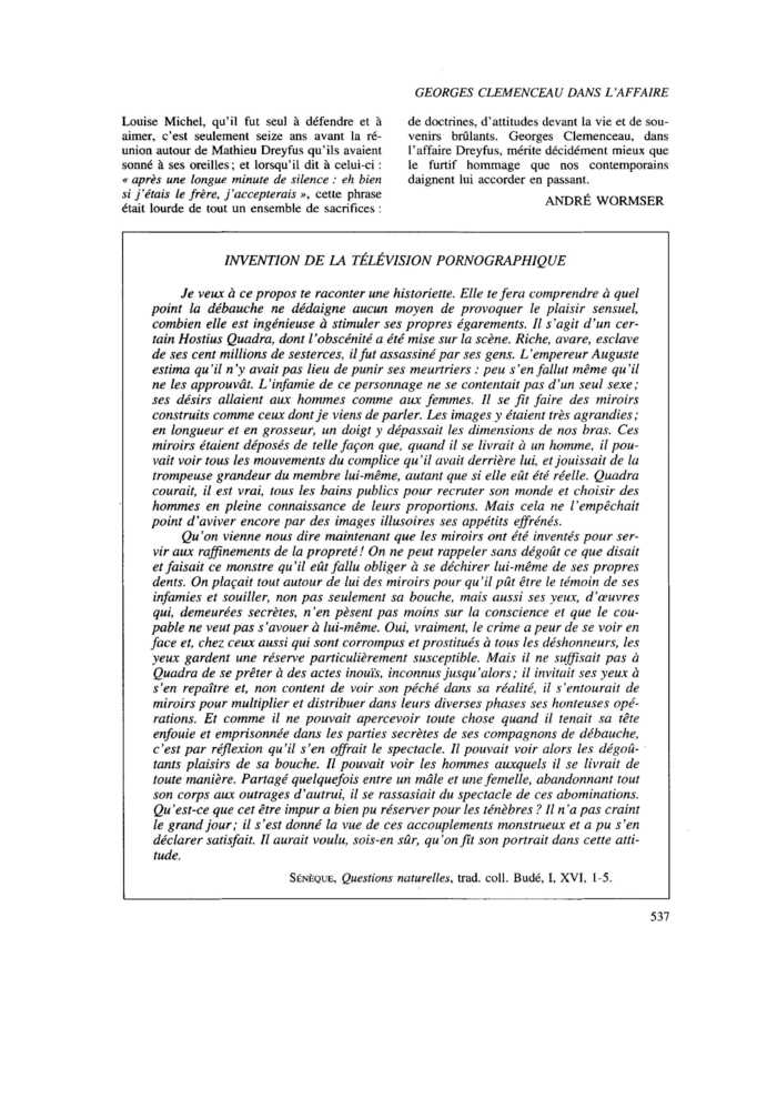 INVENTION DE LA TÉLÉVISION PORNOGRAPHIQUE
 – page 1