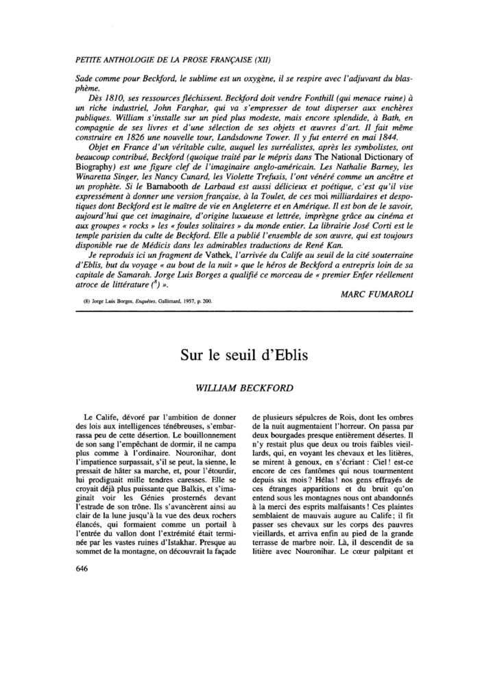 Sur le seuil d’Eblis
 – page 1