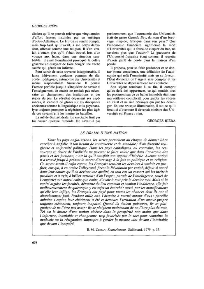 LE DRAME D&rsquo;UNE NATION
 – page 1