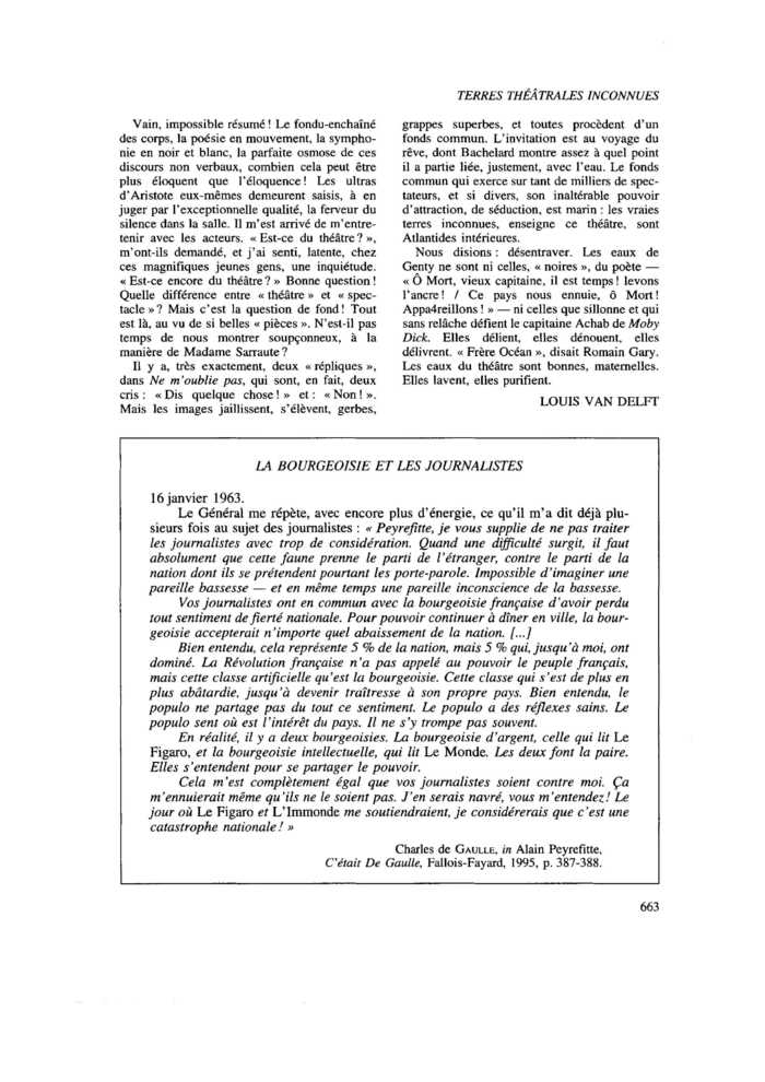 LA BOURGEOISIE ET LES JOURNALISTES
 – page 1