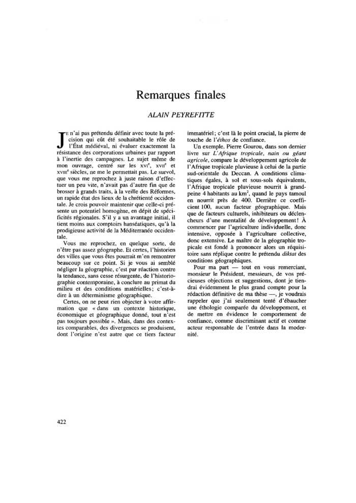 Remarques finales
 – page 1