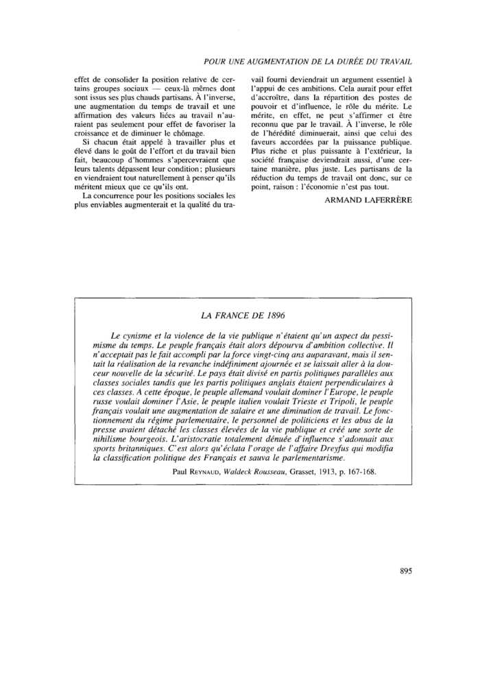 LA FRANCE DE 1896
 – page 1