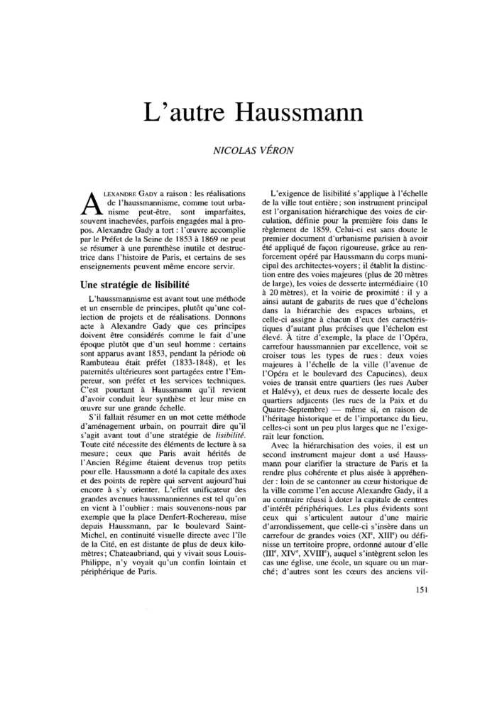L’autre Haussmann
 – page 1