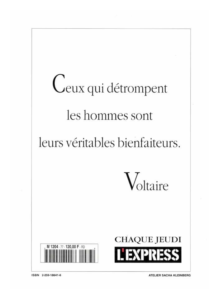 CEUX QUI DÉTROMPENT…
 – page 1