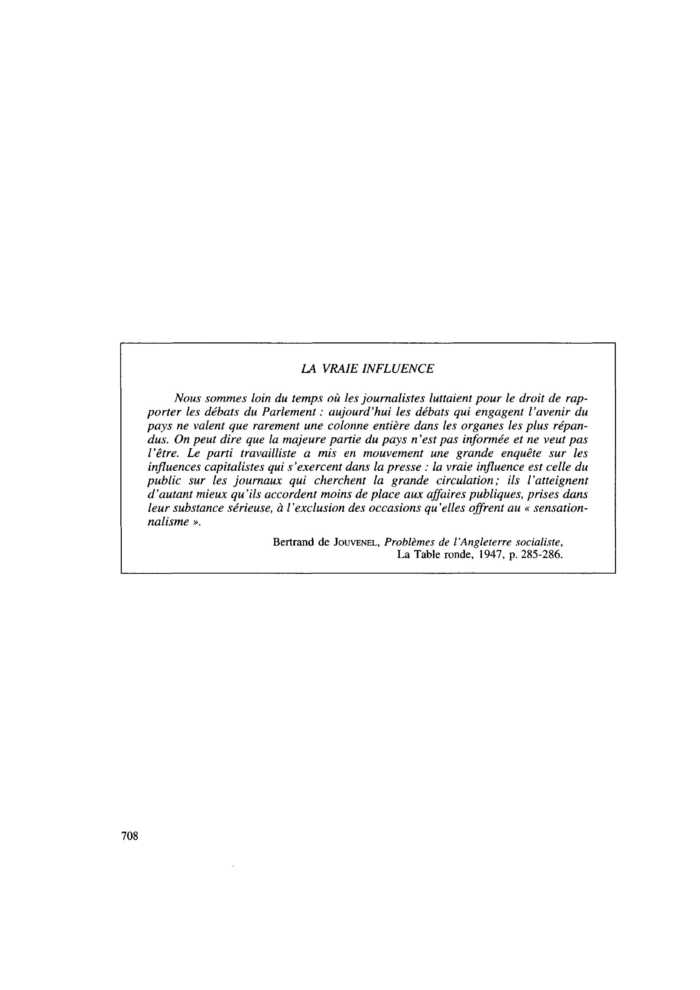 LA VRAIE INFLUENCE
 – page 1