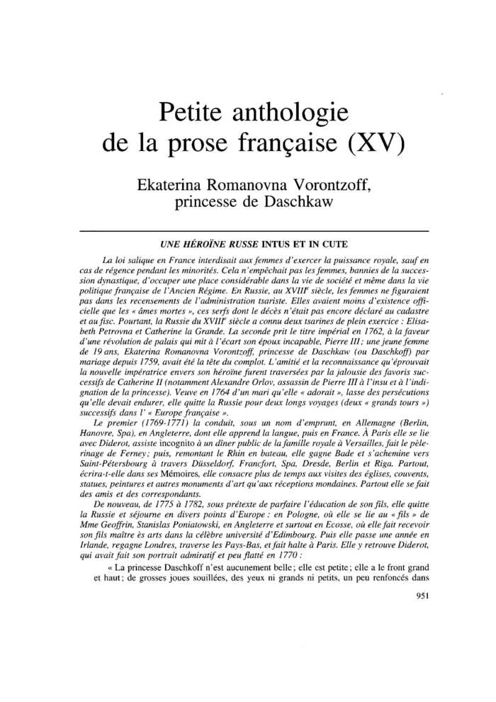 UNE HÉROÏNE RUSSE INTUS ET IN CUTE
 – page 1