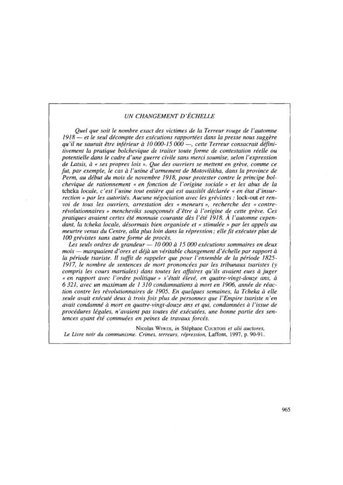 UN CHANGEMENT D’ÉCHELLE
 – page 1