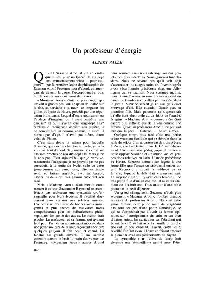 Un professeur d’énergie
 – page 1