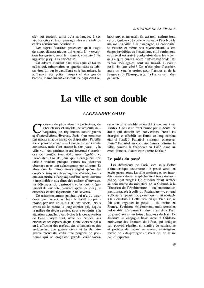 La ville et son double
 – page 1