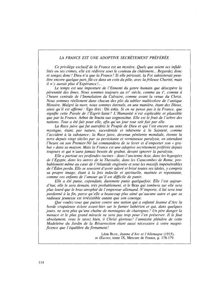 LA FRANCE EST UNE ADOPTIVE SECRÈTEMENT PRÉFÉRÉE
 – page 1