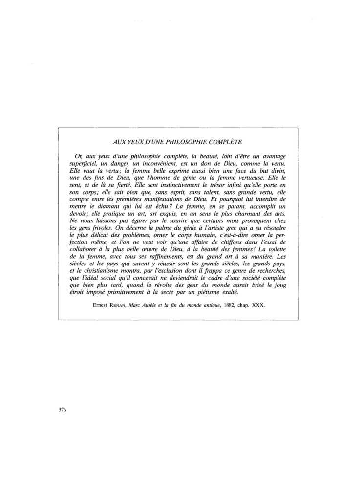 AUX YEUX D’UNE PHILOSOPHIE COMPLÈTE
 – page 1