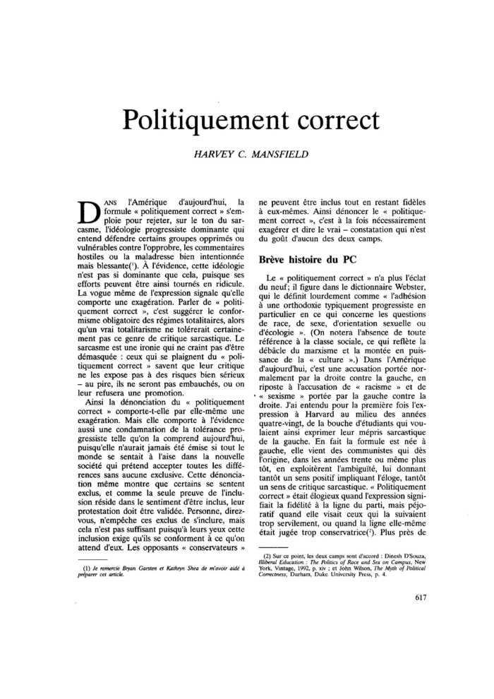 Politiquement correct
 – page 1