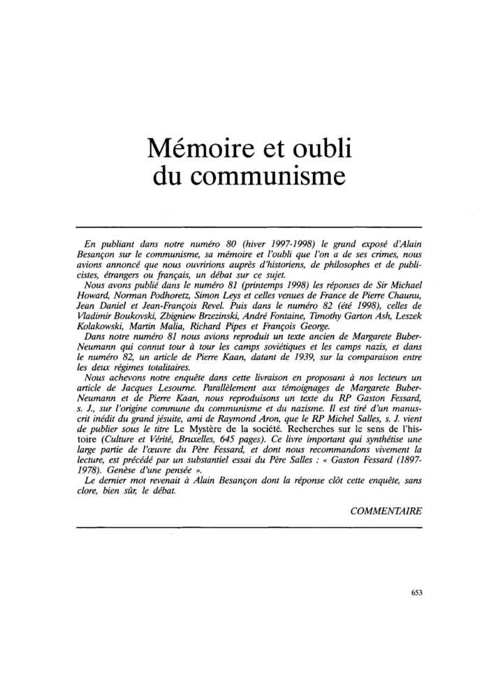 Communisme et national-socialisme. Leur origine commune. La dialectique hégélienne du Maître et de l’Esclave
 – page 1