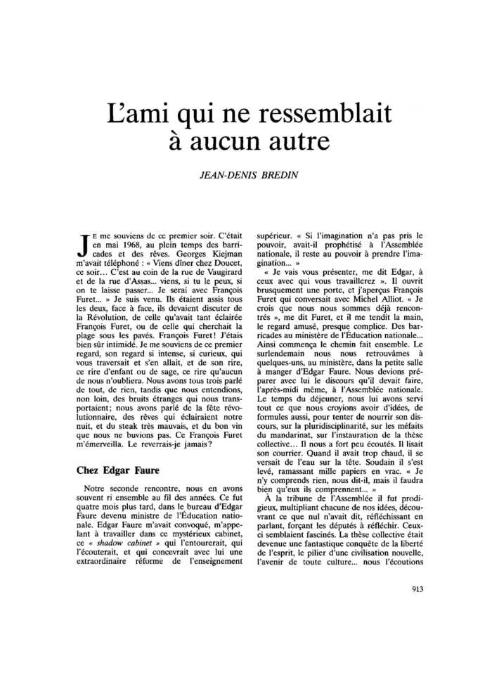 L’ami qui ne ressemblait à aucun autre
 – page 1