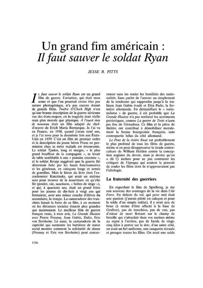 Un grand fim américain : Il faut sauver le soldat Ryan
 – page 1