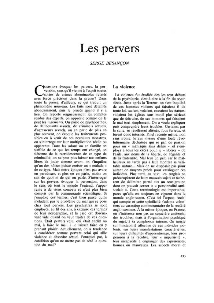 Les pervers
 – page 1