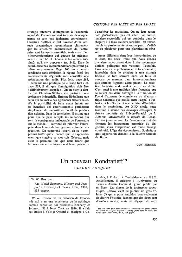 Un nouveau Kondratieff ?
 – page 1
