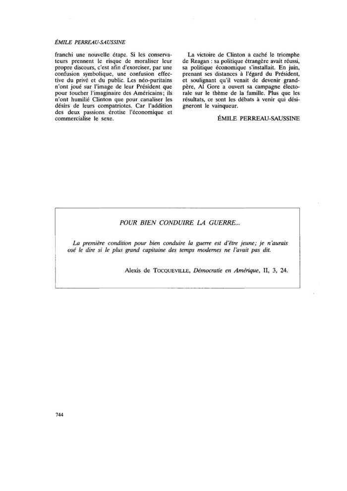 POUR BIEN CONDUIRE LA GUERRE…
 – page 1