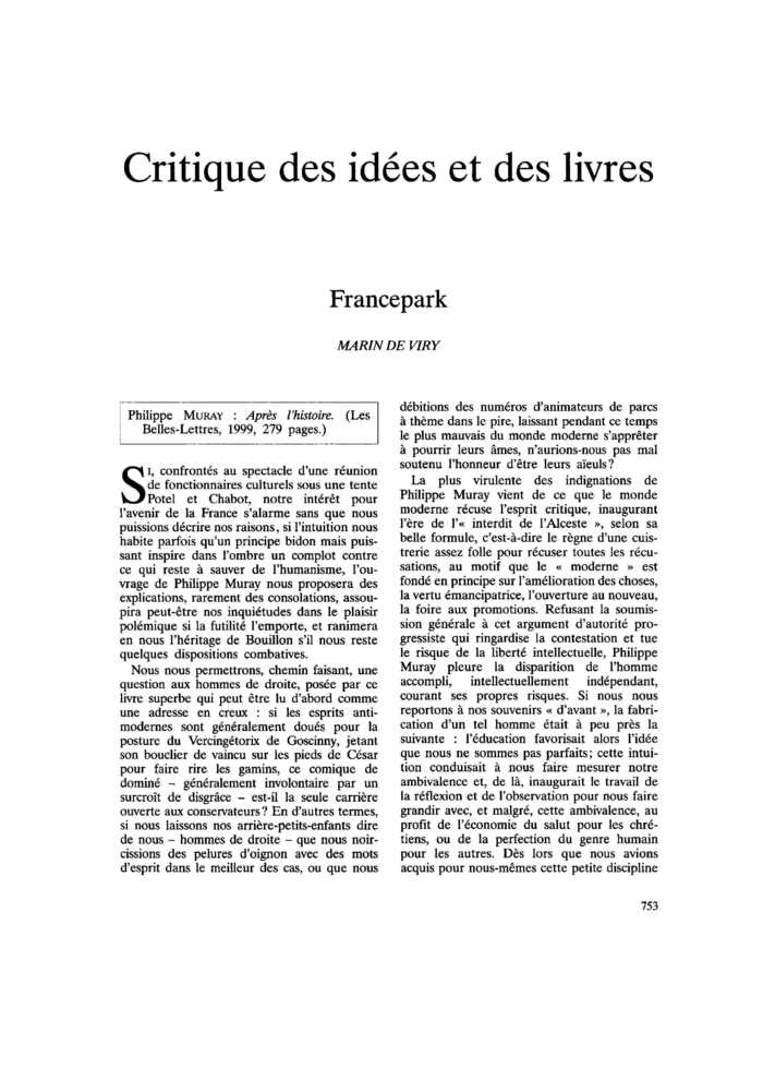 Francepark
 – page 1