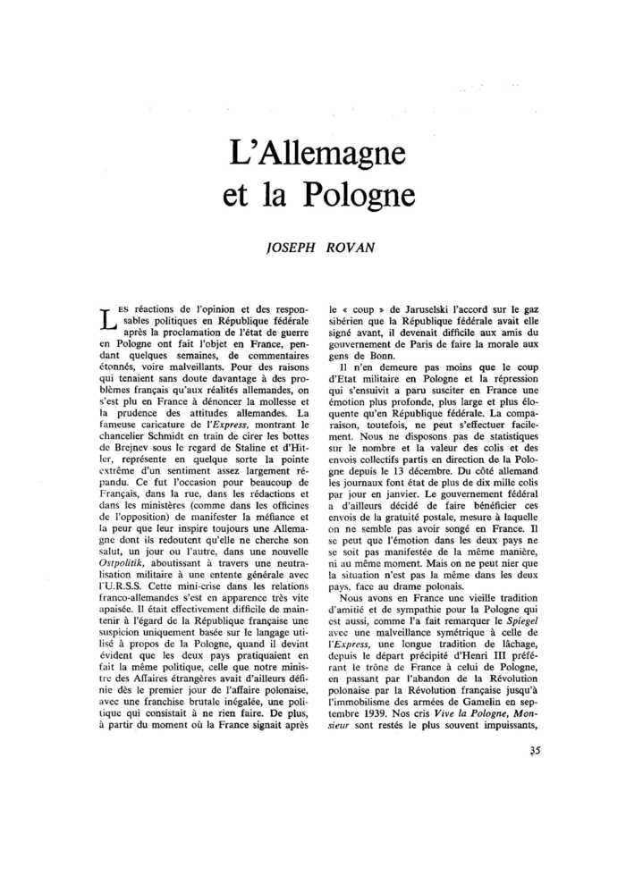 L’Allemagne et la Pologne
 – page 1