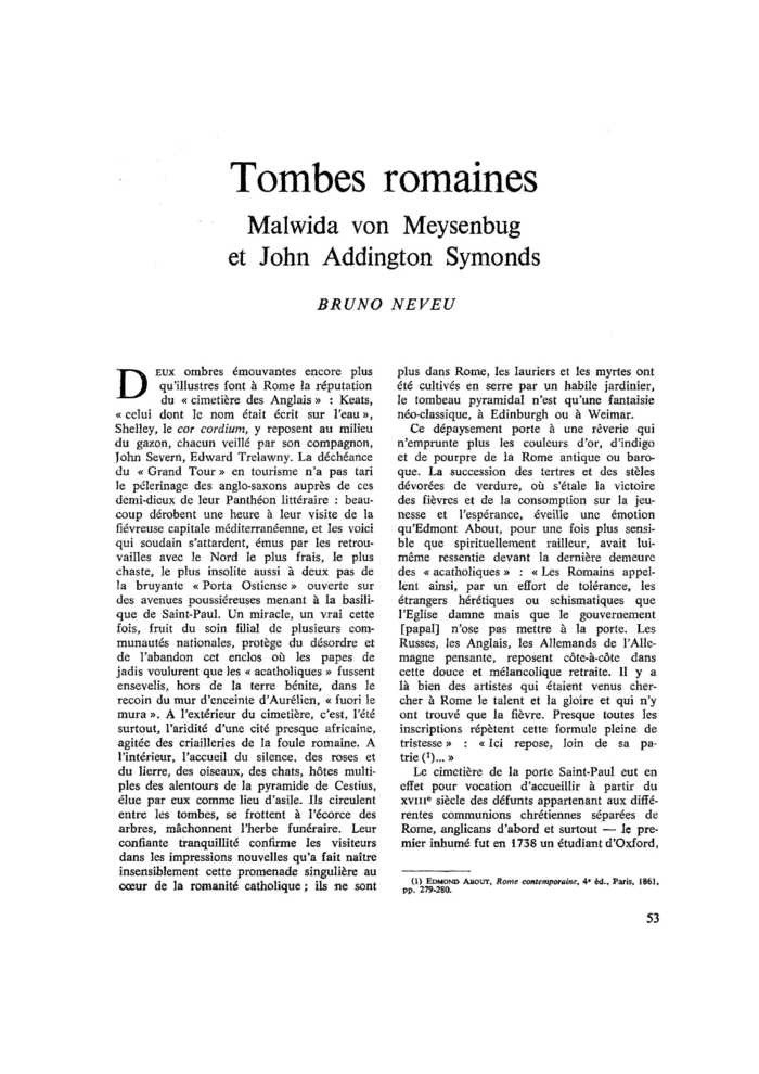 Tombes romaines
 – page 1