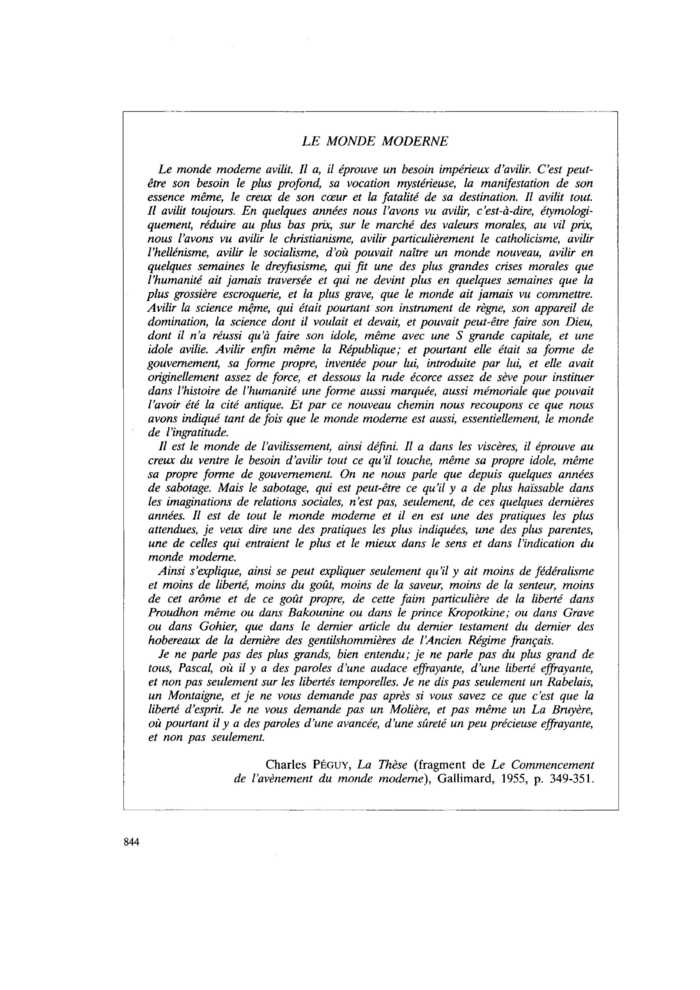 LE MONDE MODERNE
 – page 1