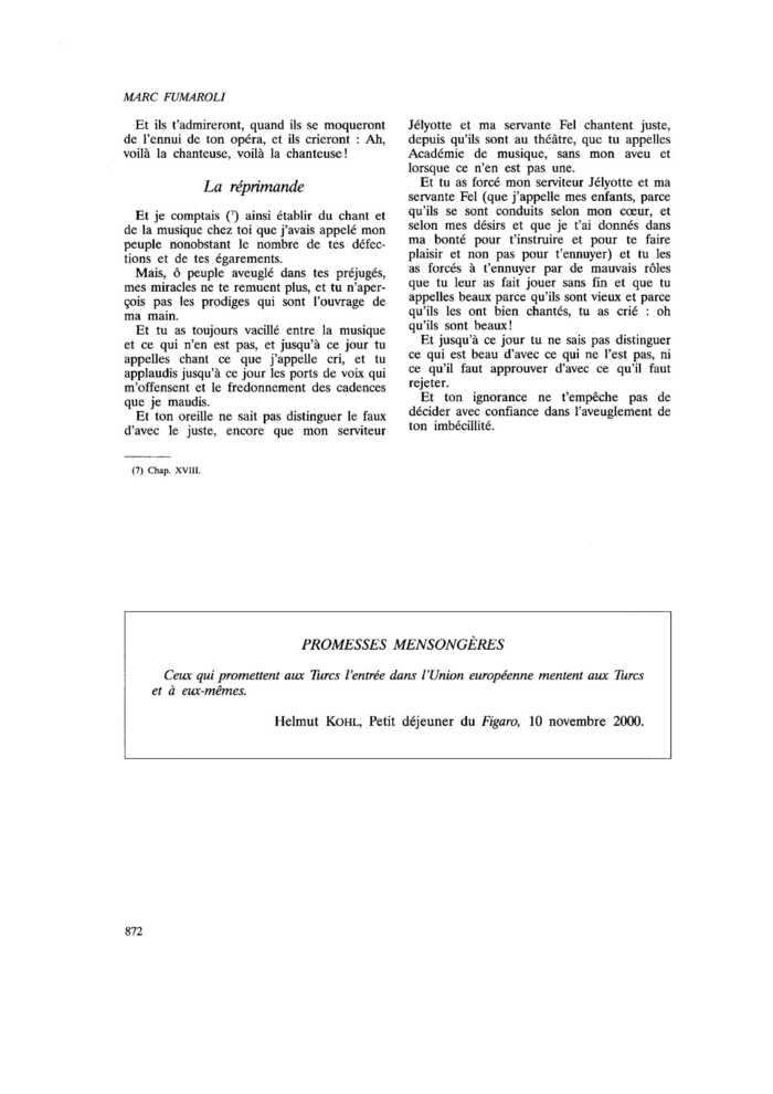 PROMESSES MENSONGÈRES
 – page 1
