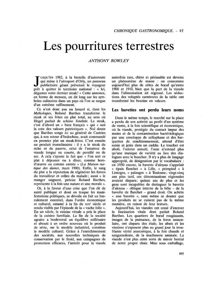 Les pourritures terrestres
 – page 1