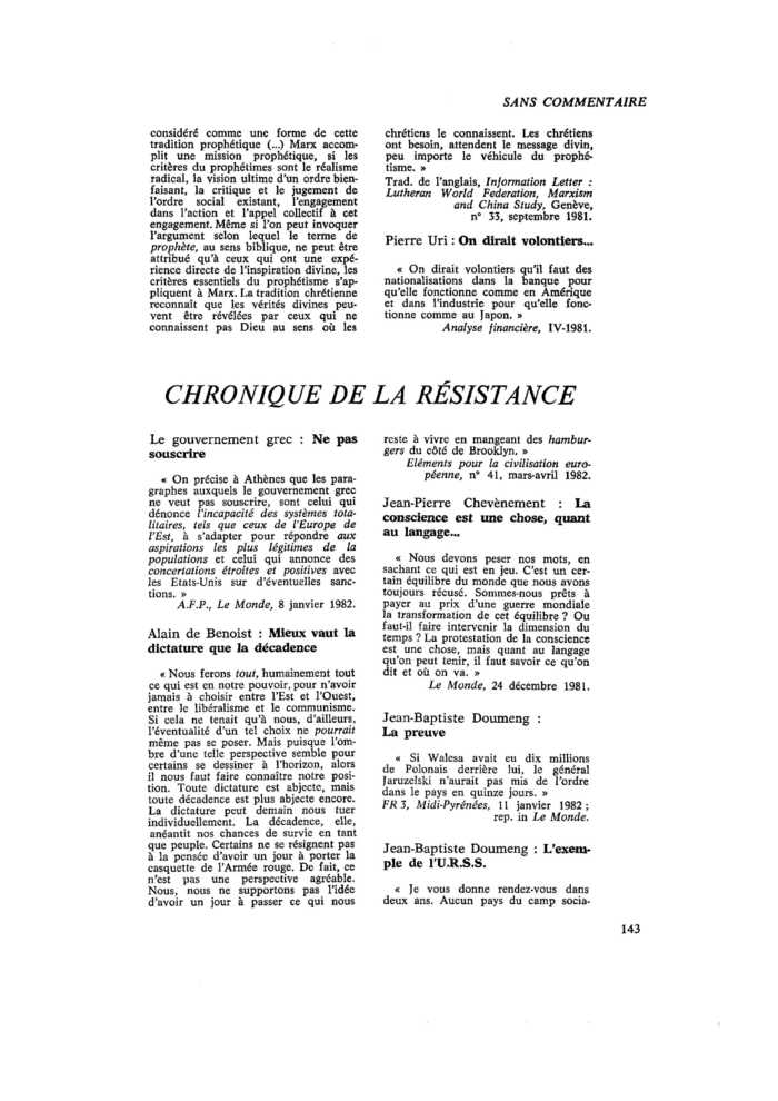 Mieux vaut la dictature que la décadence
 – page 1