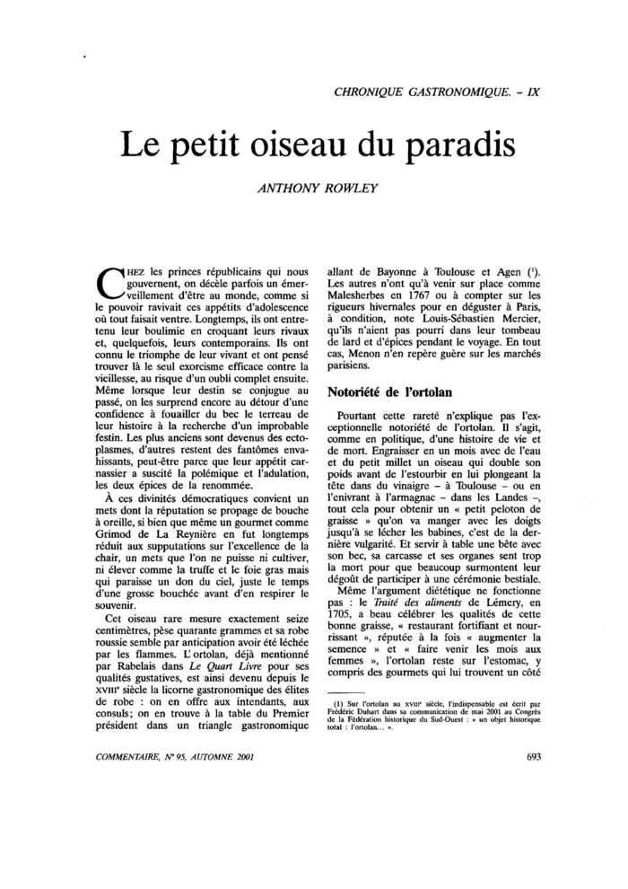Le petit oiseau du paradis
 – page 1