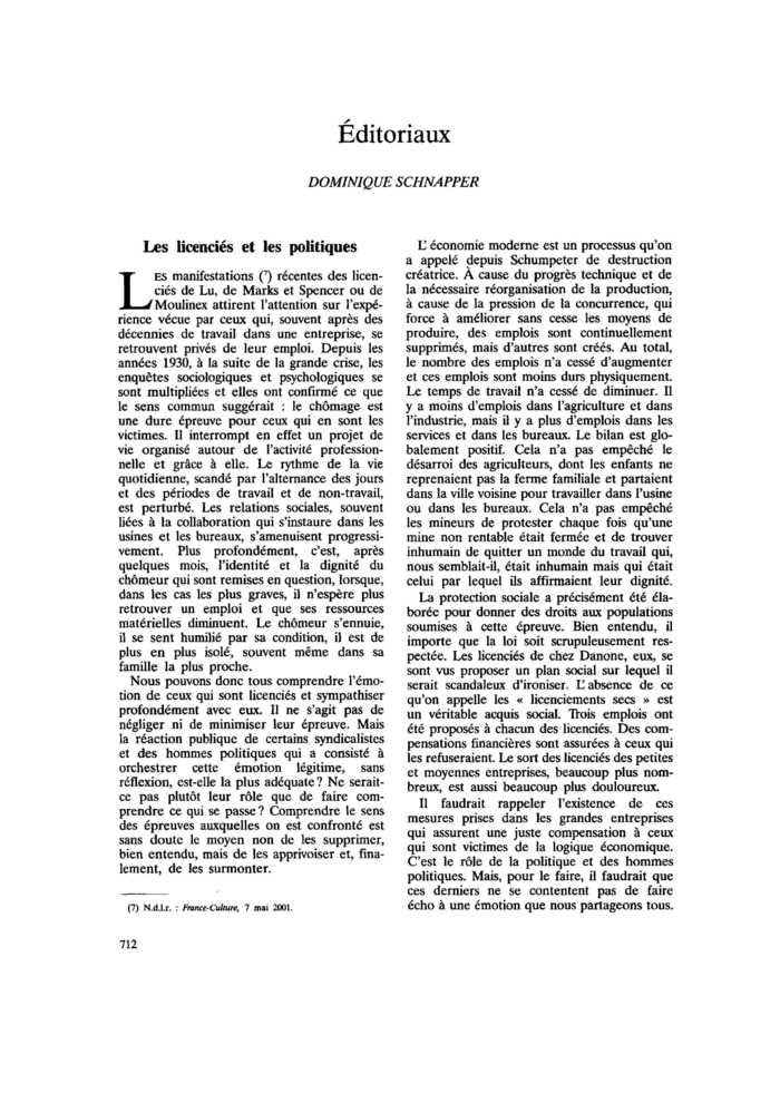 Éditoriaux
 – page 1