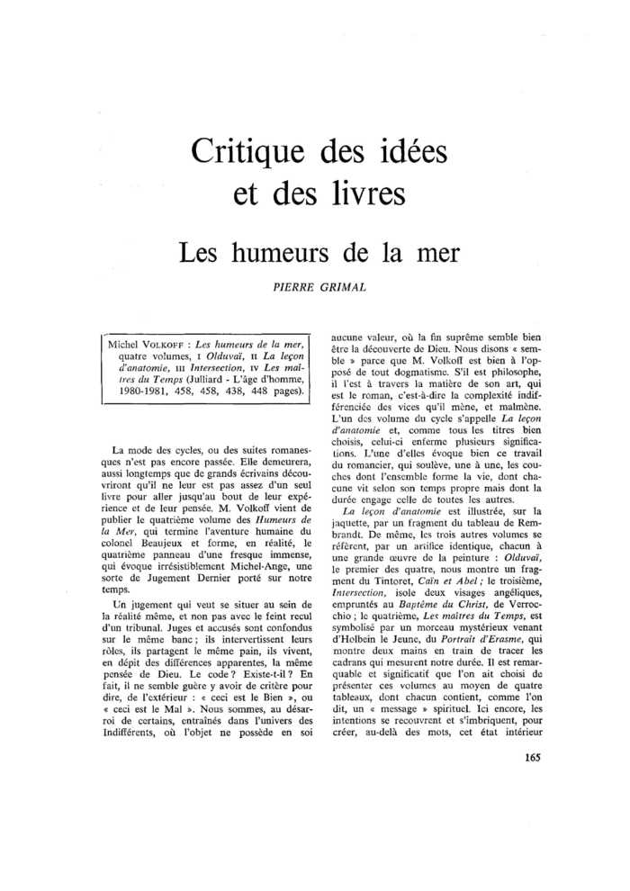 Les humeurs de la mer
 – page 1