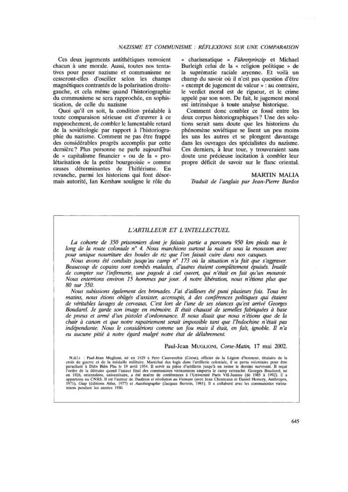 L’ARTILLEUR ET L’INTELLECTUEL
 – page 1