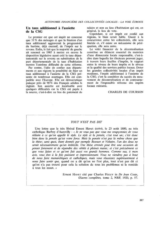 TOUT N’EST PAS DIT
 – page 1