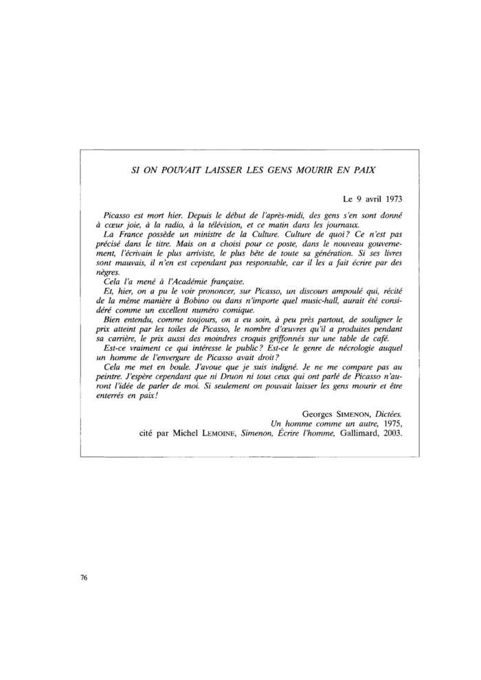 SI ON POUVAIT LAISSER LES GENS MOURIR EN PAIX
 – page 1