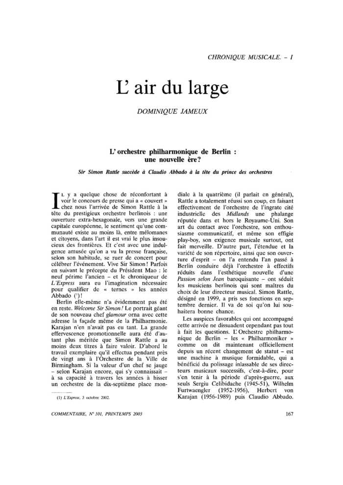 L’air du large
 – page 1