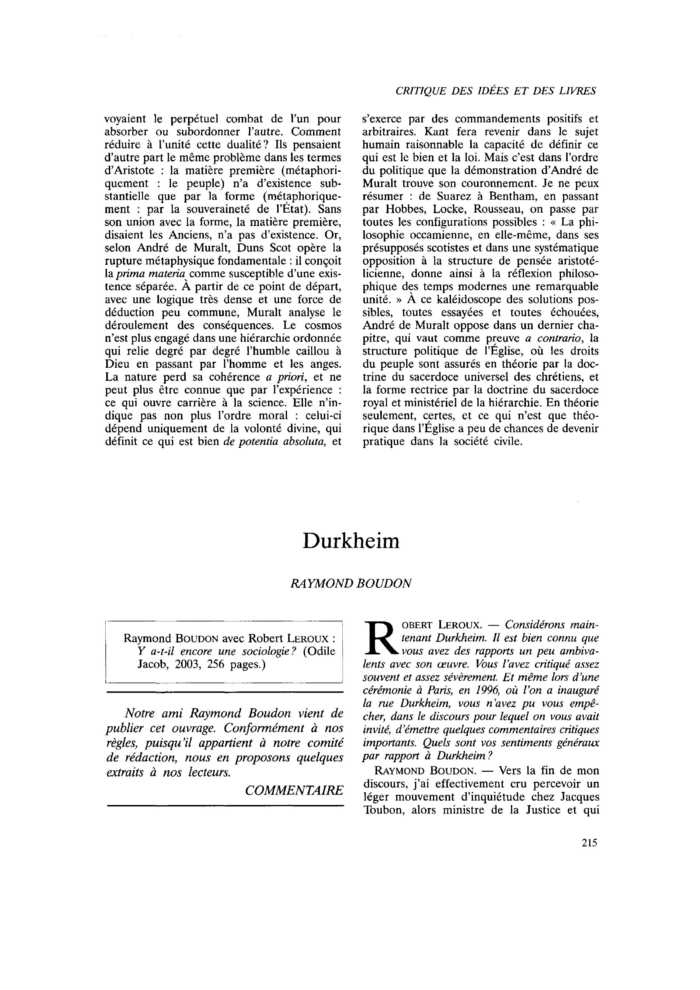 Durkheim
 – page 1