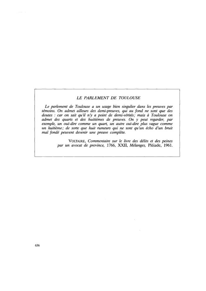 LE PARLEMENT DE TOULOUSE
 – page 1