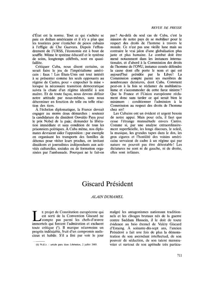 Giscard Président
 – page 1