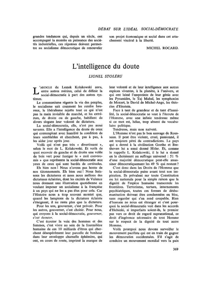 L’intelligence du doute
 – page 1
