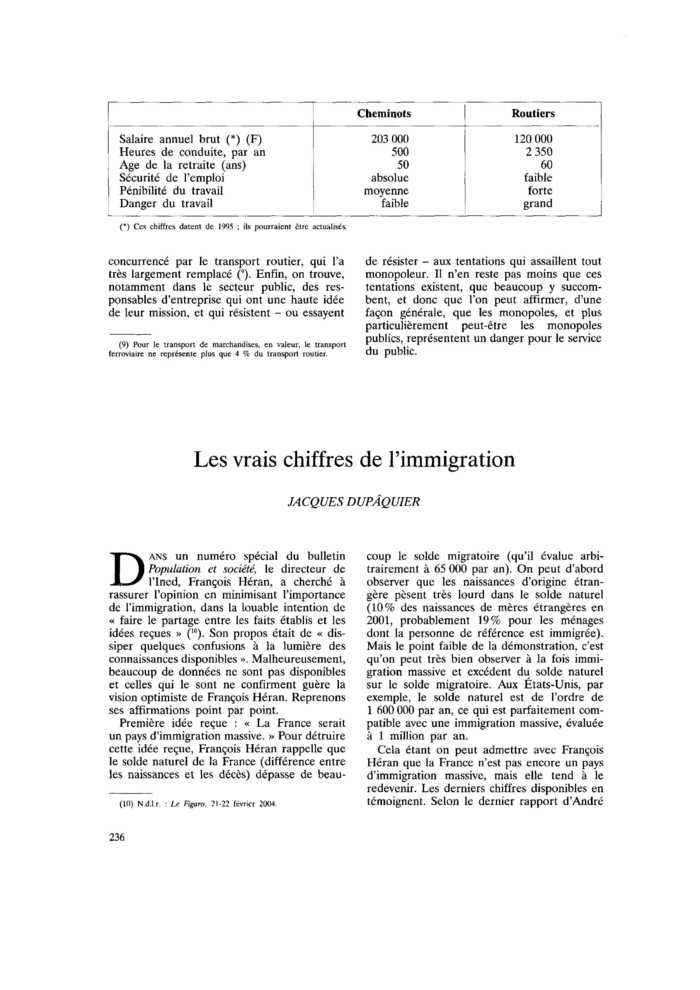 Les vrais chiffres de l’immigration
 – page 1