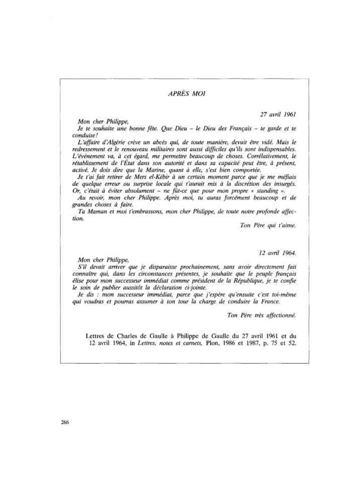 APRÈS MOI
 – page 1