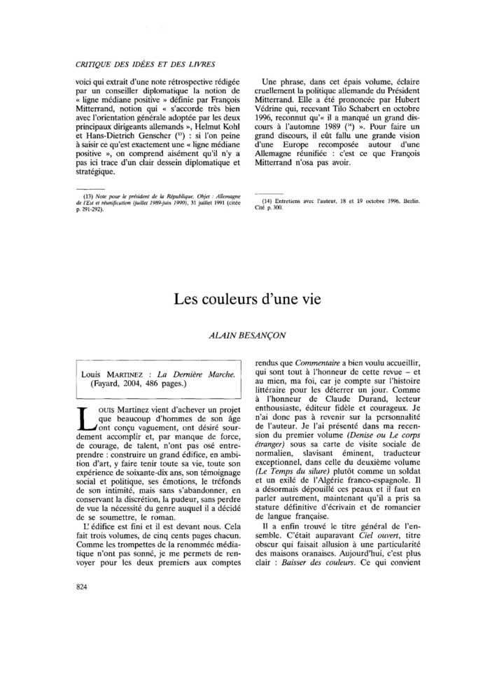 Les couleurs d’une vie
 – page 1