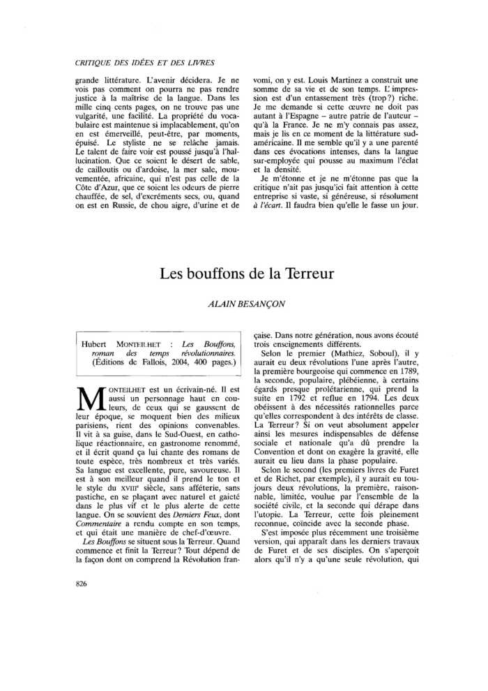 Les bouffons de la Terreur
 – page 1