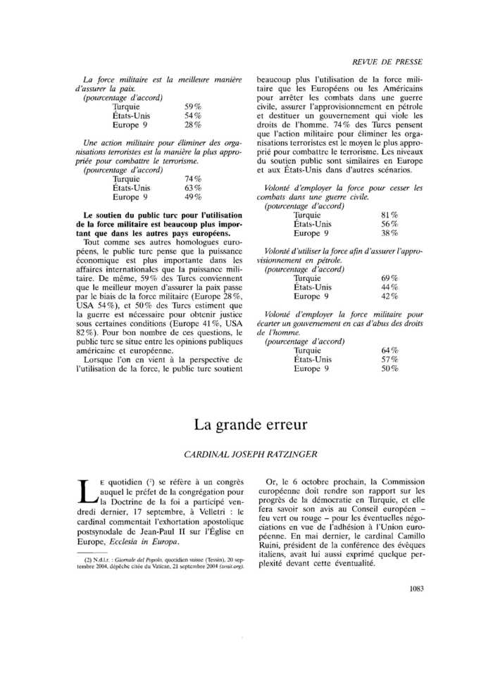 La grande erreur
 – page 1